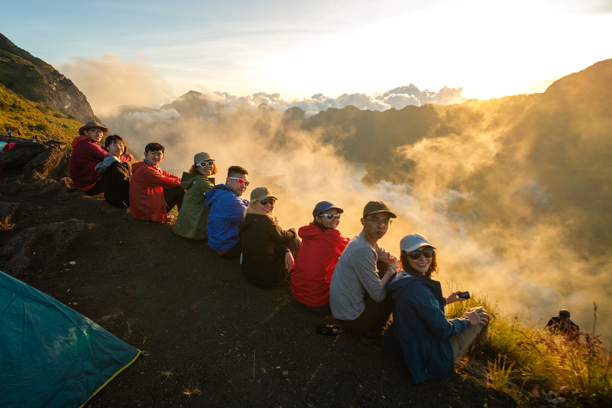 mendaki 4 hari rinjani
